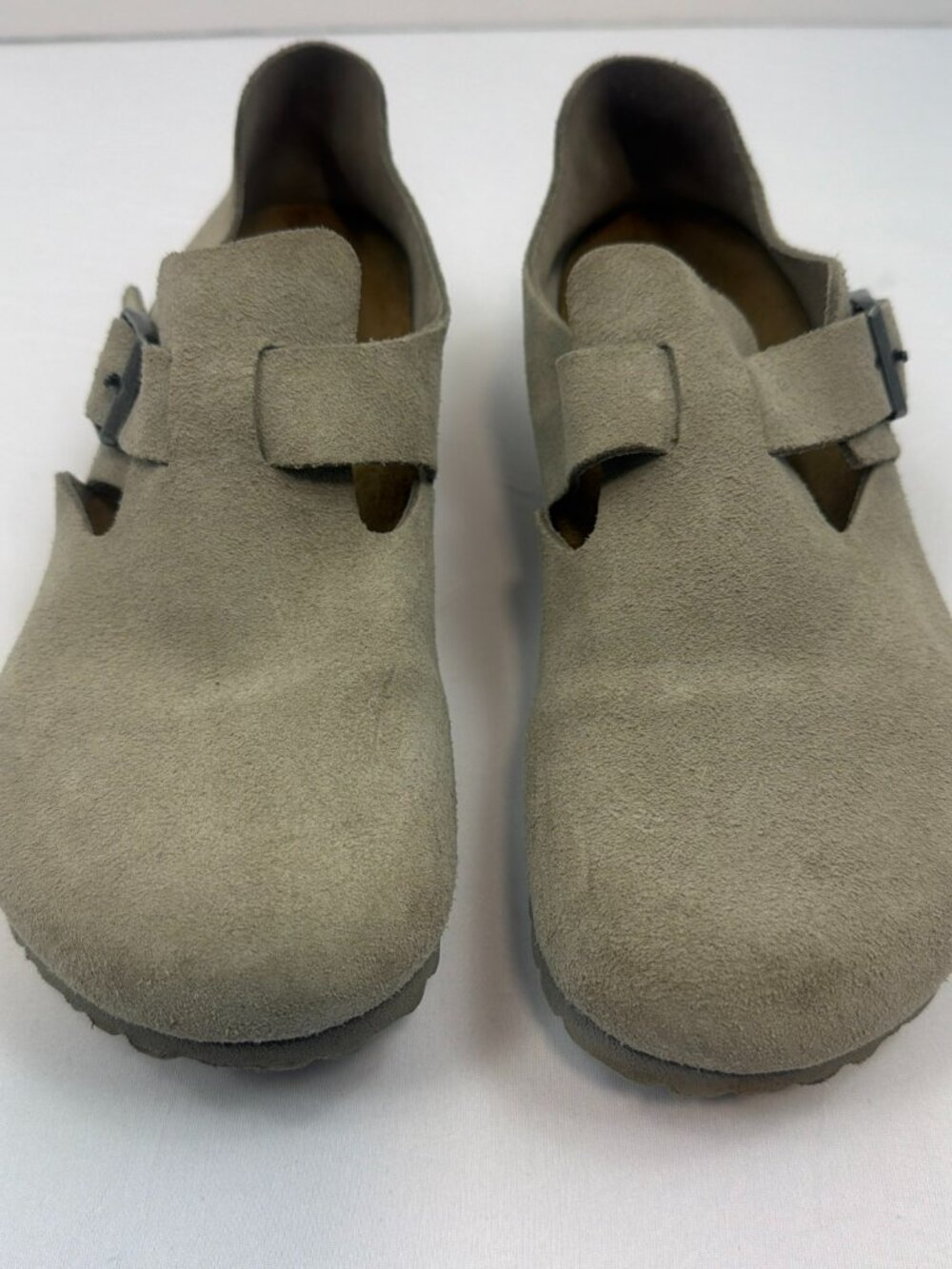 Birkenstock London Suede Leather Stone Coin EU39/W8-8.5 EUC
